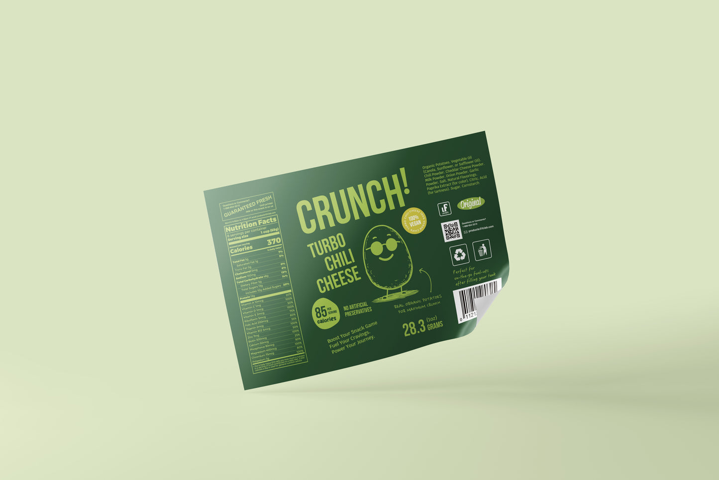 Packaging Food Chips Crunch Shell 40x30cm