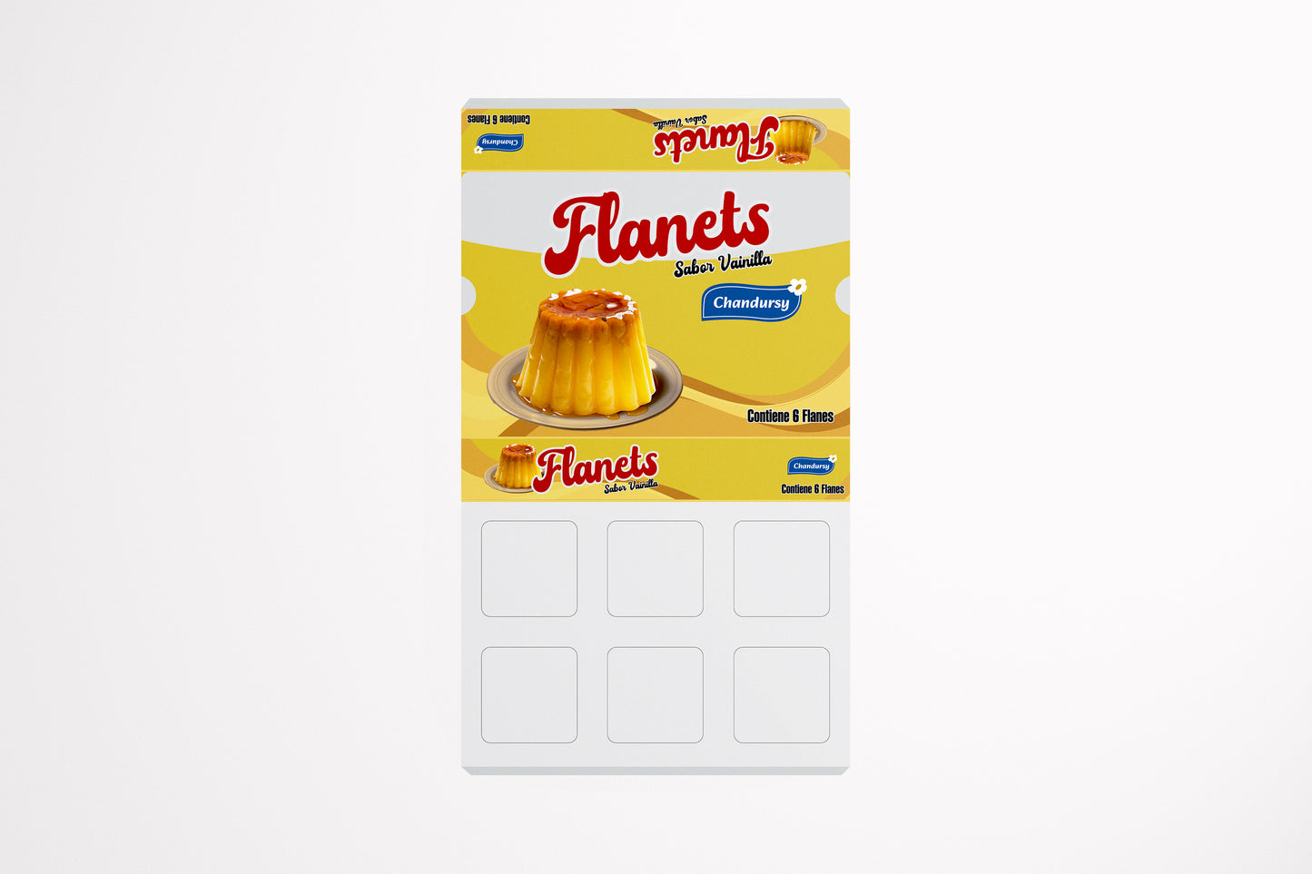 Packaging Food Flan 19.5x34cm