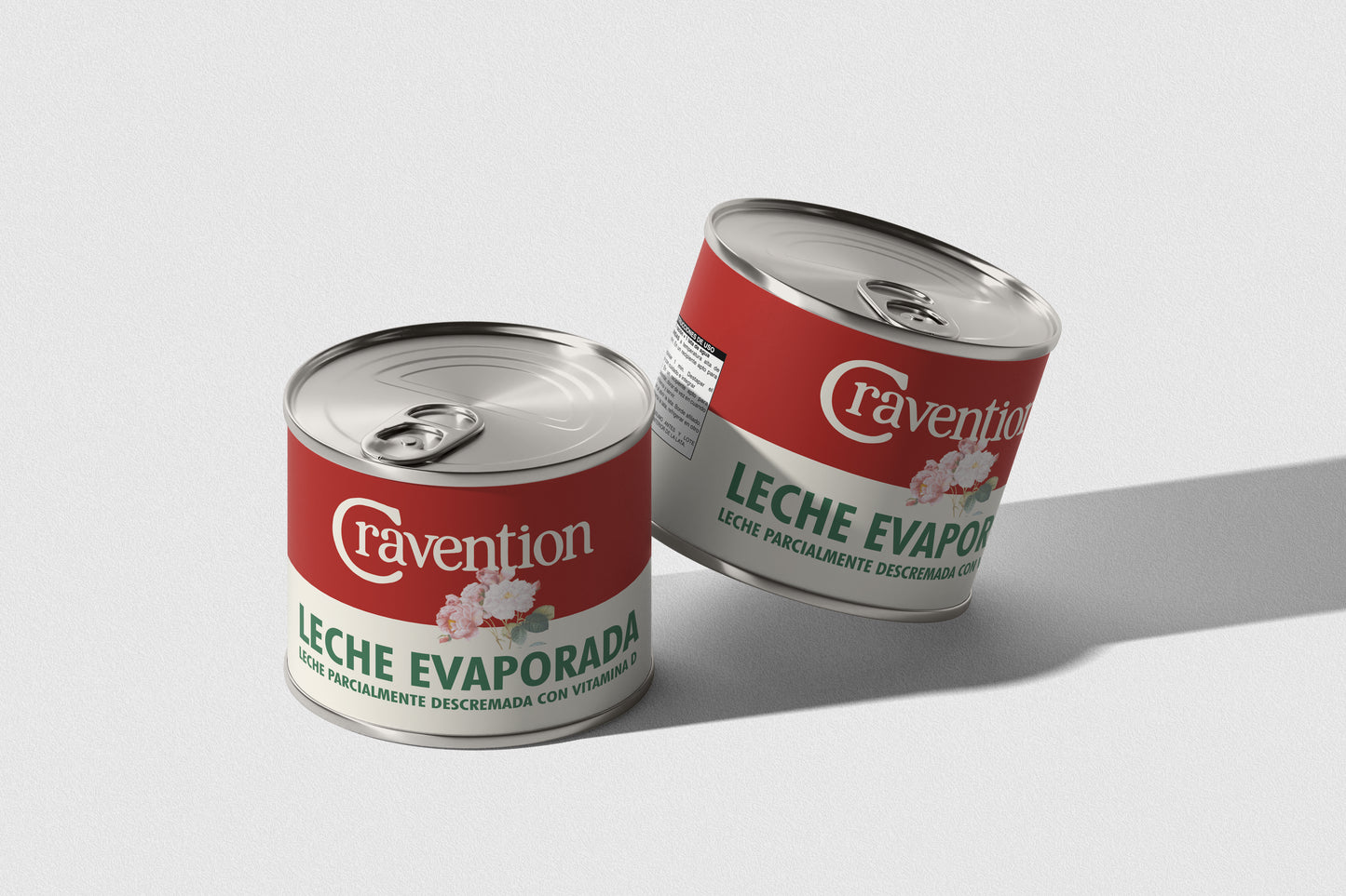 Packaging Food Leche Evaporada Cravention 25.4x9.4cm