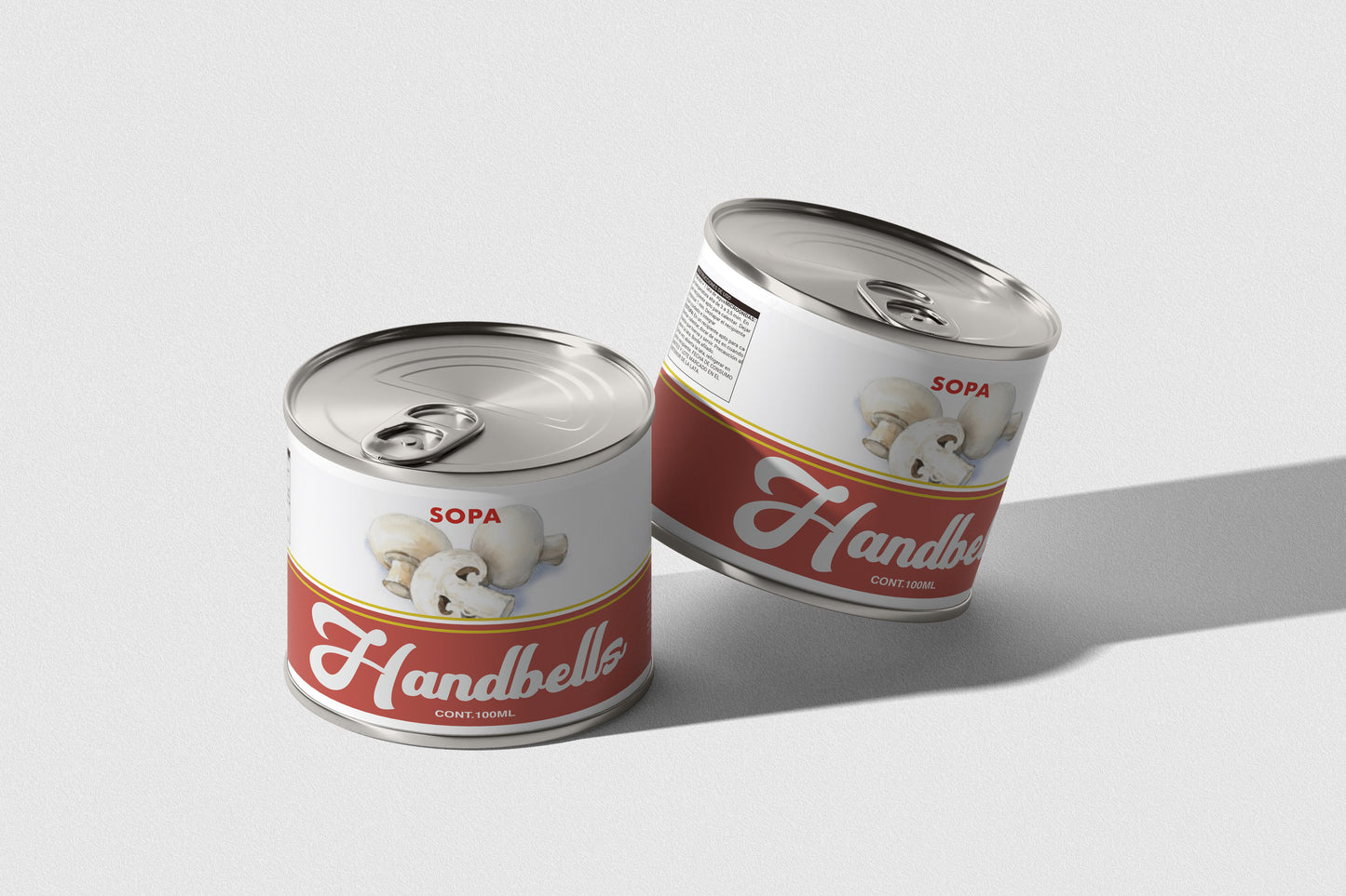 Packaging Food Mushroom Soup Handbells 27.7x11.9cm