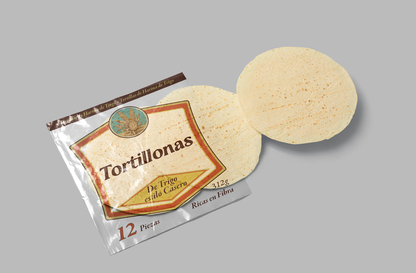 Packaging Food Tortillas Harina 19.6x23.1cm