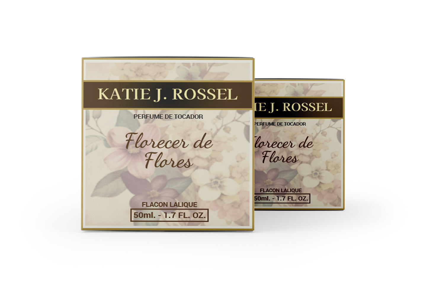 Packaging Perfume Florecer 3.3x3.6cm