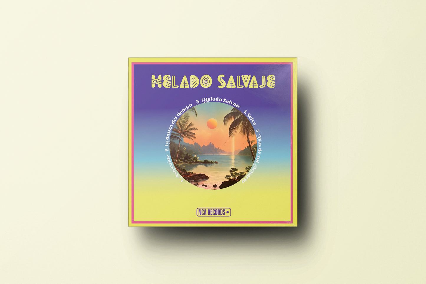 Packaging Vinyl Record Helado Salvaje 64x35cm