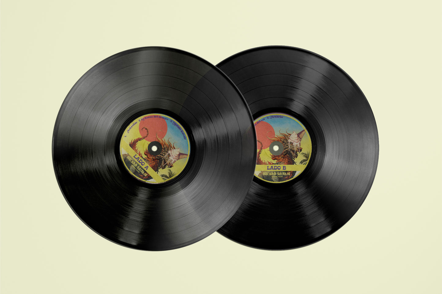 Packaging Vinyl Record Helado Salvaje 64x35cm