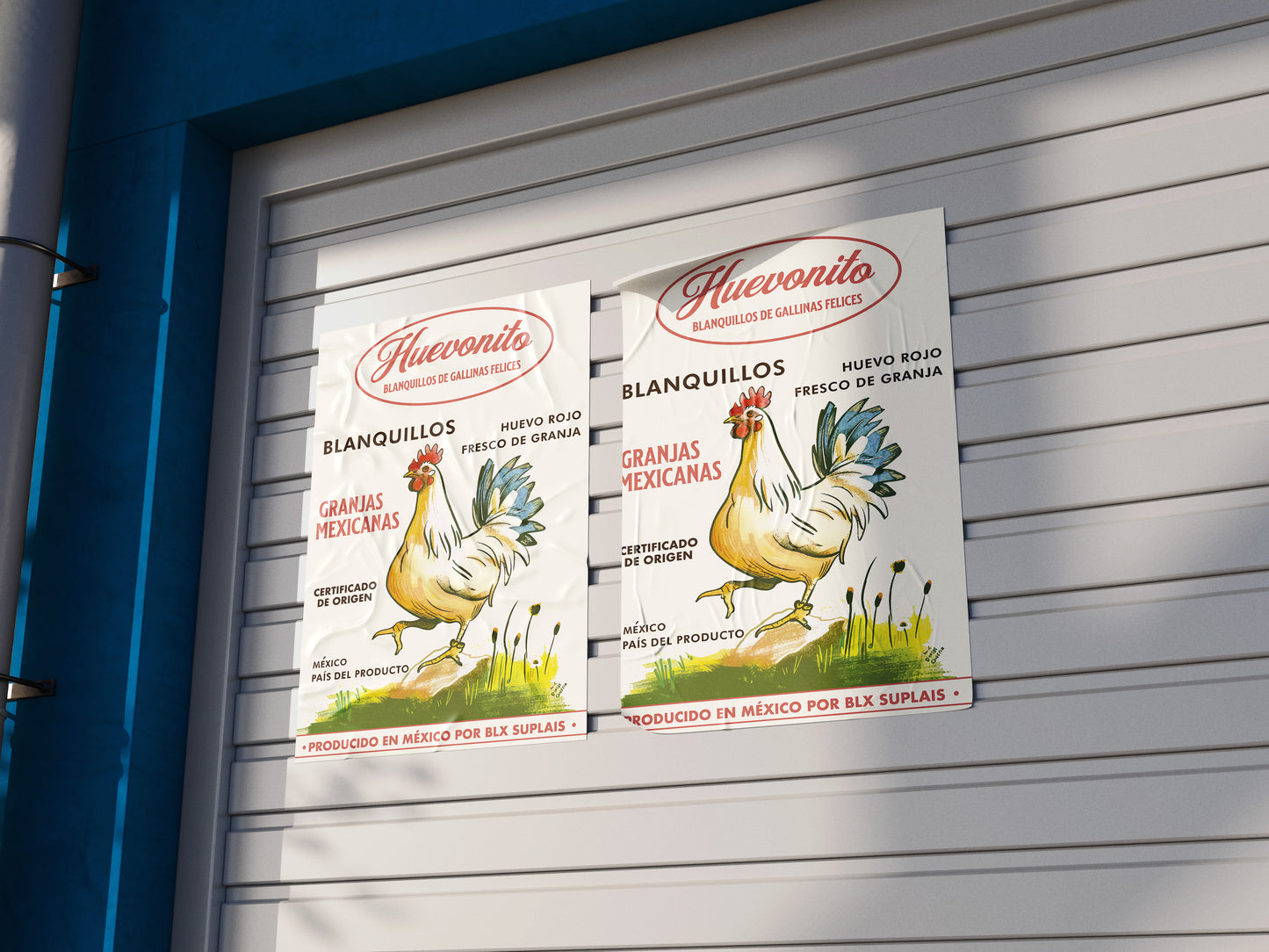 Print Abarrotes Grocery Store Eggs Kitsch Advertisement 60x90cm