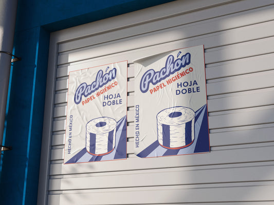 Print Abarrotes Grocery Store Toilet Paper Kitsch Advertisement 50x70cm