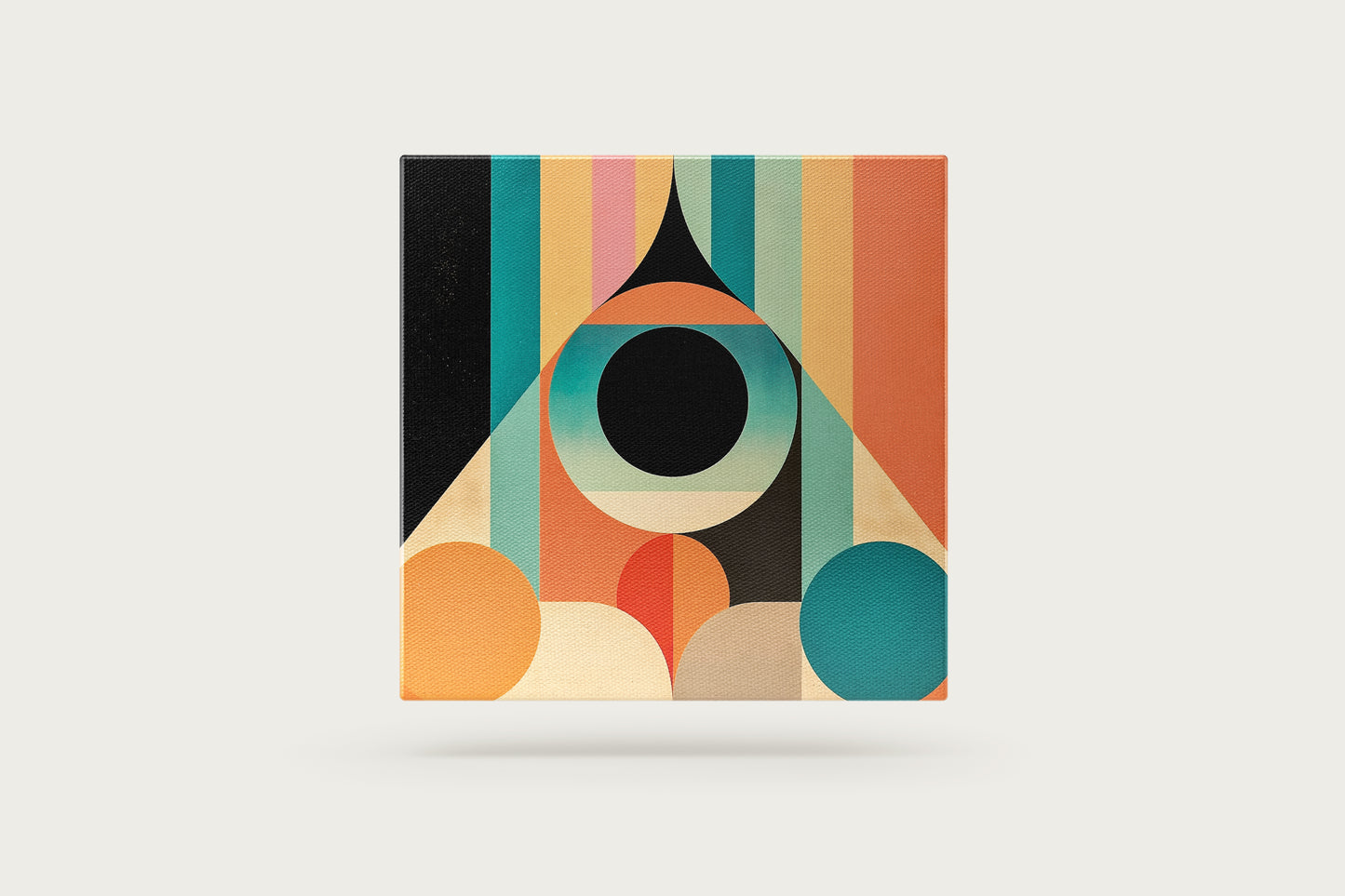 Print Abstract Geometry Retro 60x60cm