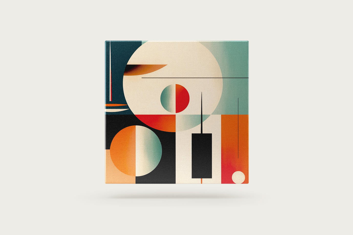 Print Abstract Geometry Gradient Retro 60x60cm