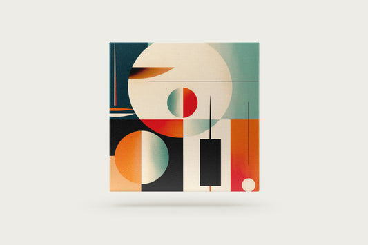 Print Abstract Geometry Gradient Retro 60x60cm