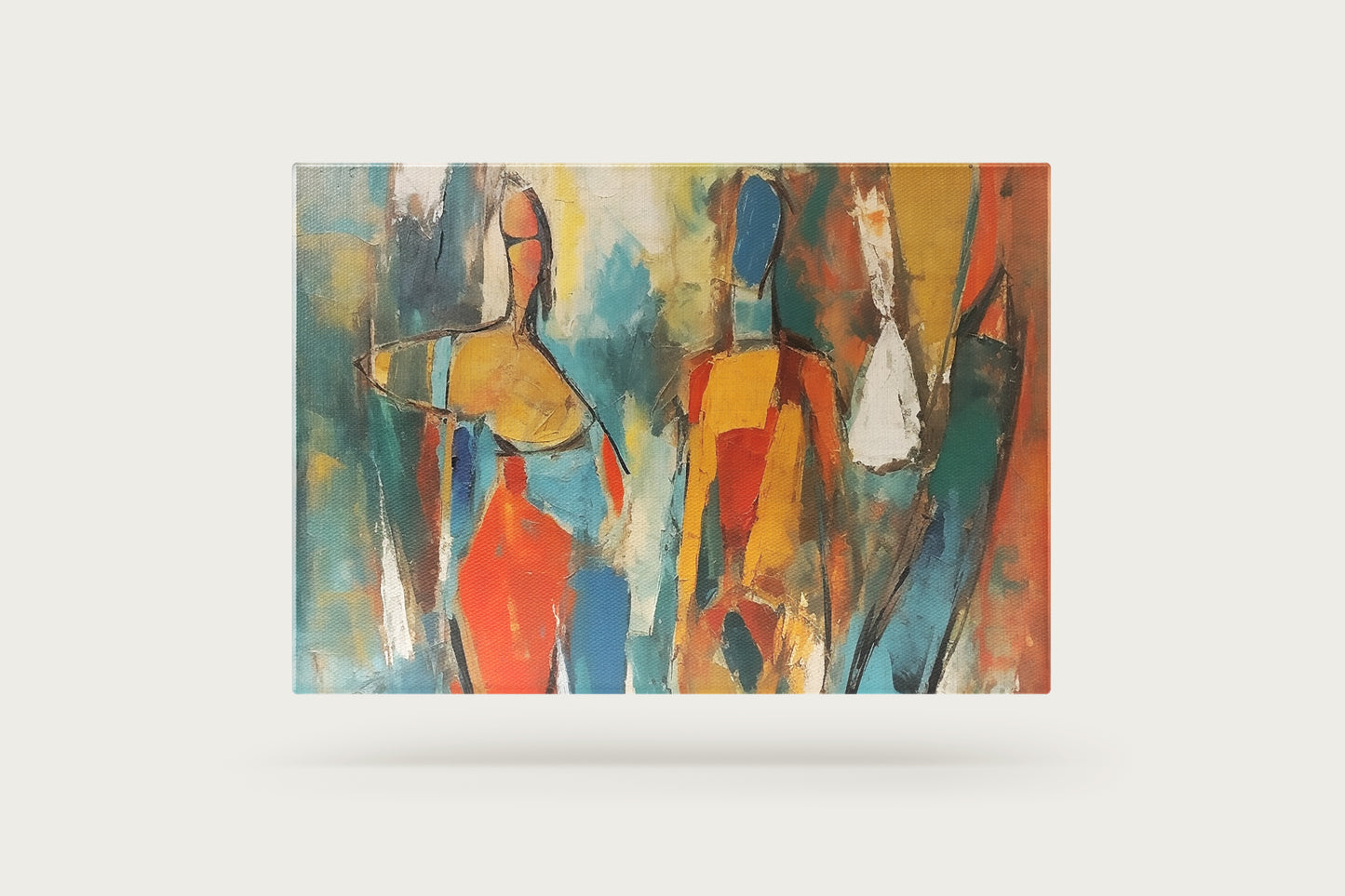 Print Abstract Men Retro 95x60cm