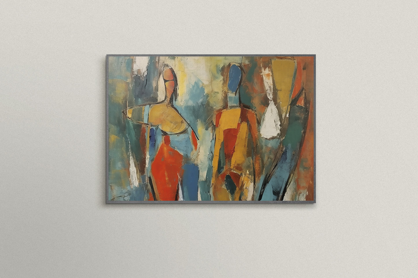 Print Abstract Men Retro 95x60cm