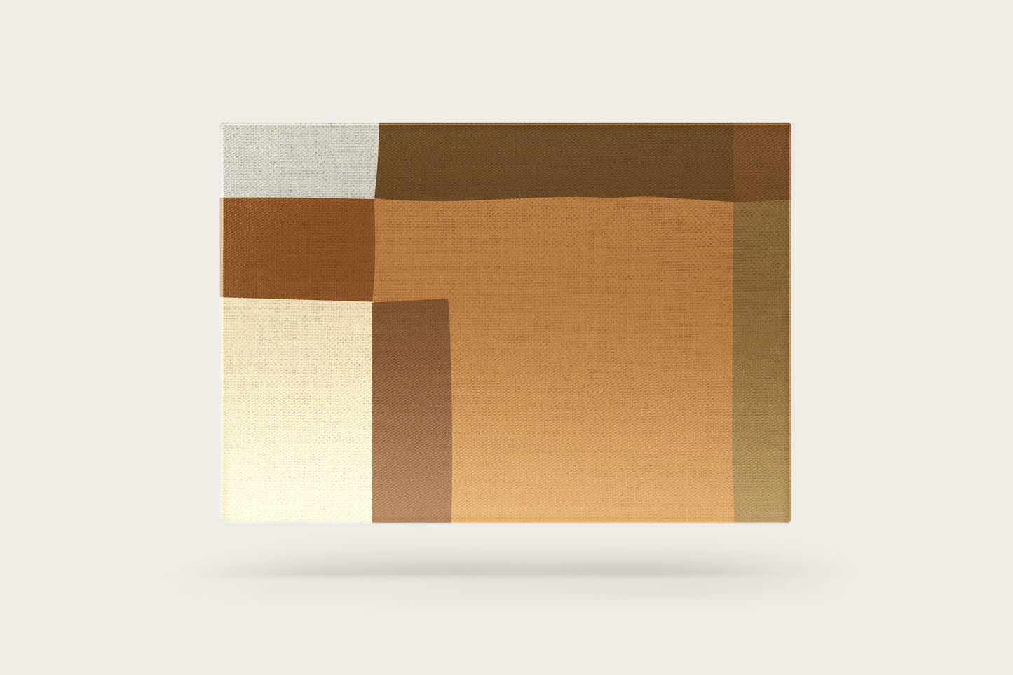 Print Abstract Rectangles Yellow Arena Paint 110x67cm