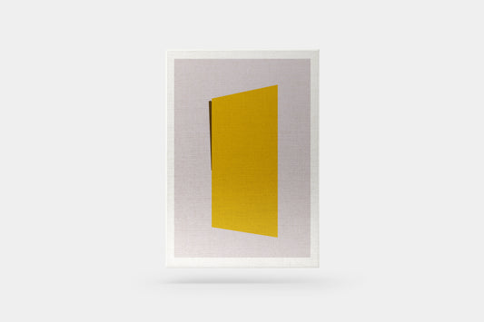 Print Abstract Yellow Door Paint 48x57cm
