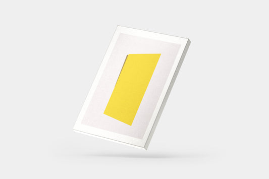 Print Abstract Yellow Door Paint 48x57cm