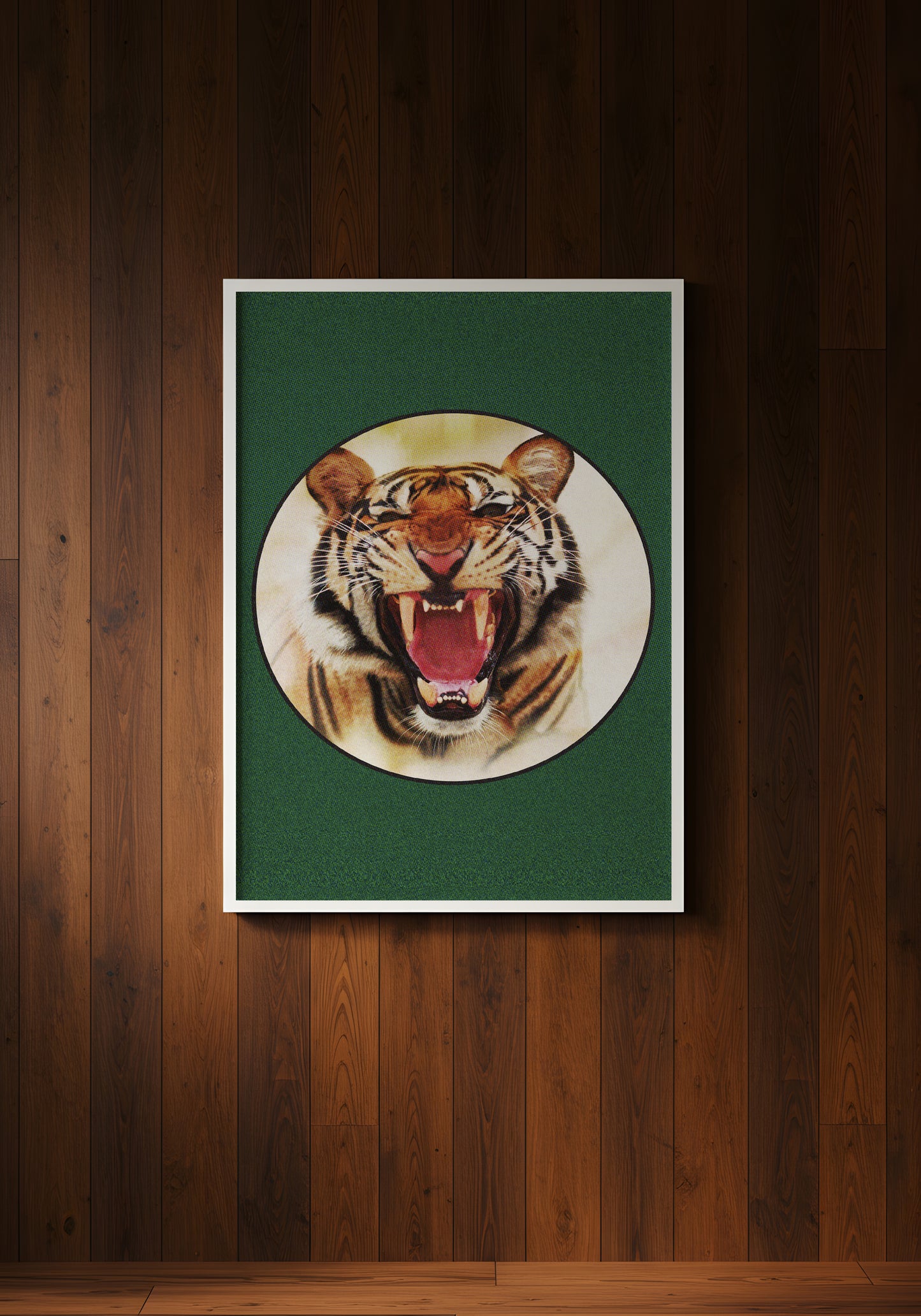 Print Animal Tiger Retro 60x90cm
