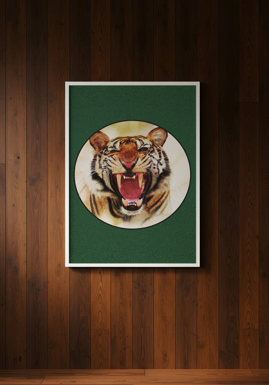 Print Animal Tiger Retro 60x90cm