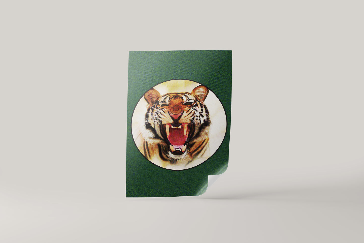 Print Animal Tiger Retro 60x90cm