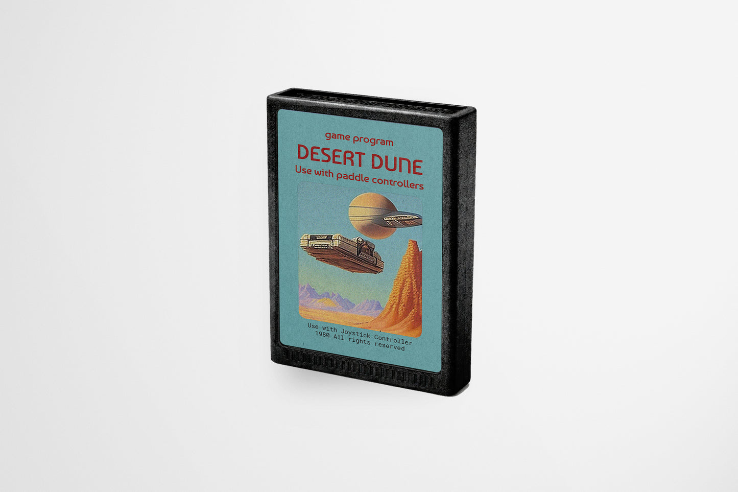 Print Atari Video Game Sticker Desert Dune 7x10.1