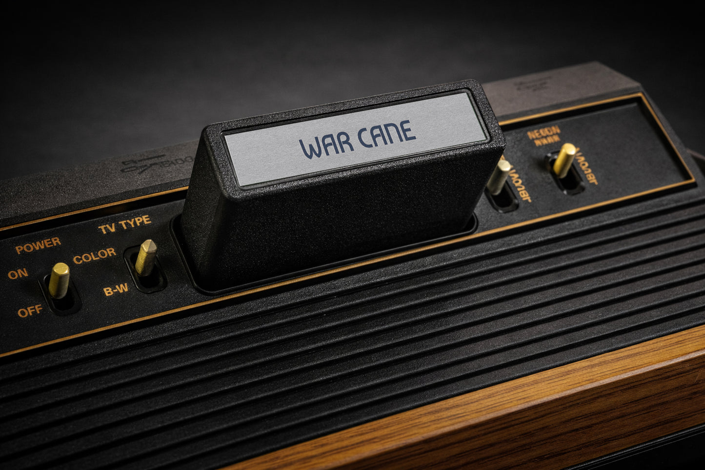 Print Atari Video Game Sticker War Cane 7x10.1