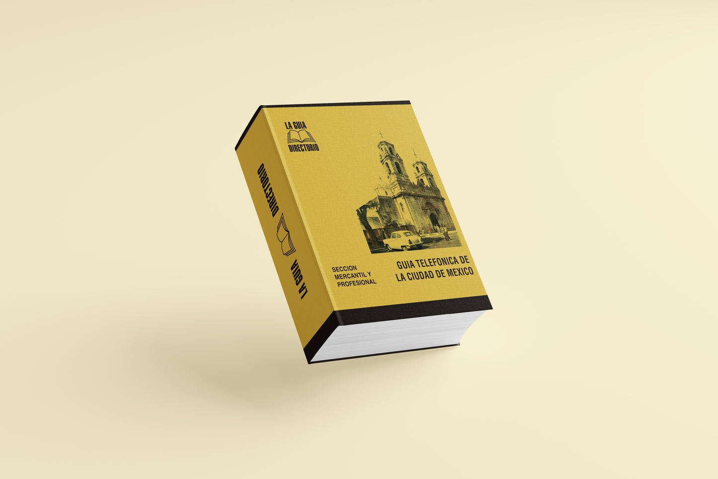 Print Book Cover Guía Amarilla Directorio V1 69x27.5cm