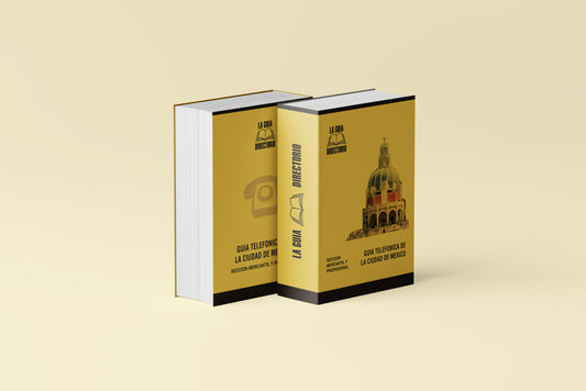 Print Book Cover Guía Amarilla Directorio V3 62.2x27.5cm