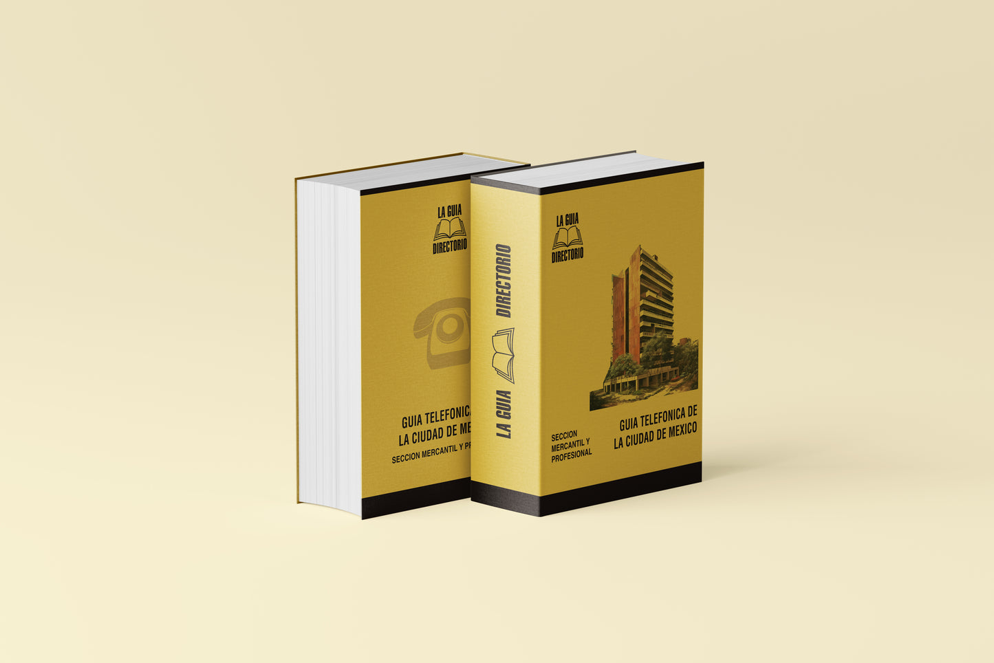Print Book Cover Guía Amarilla Directorio V4 69x27.5cm