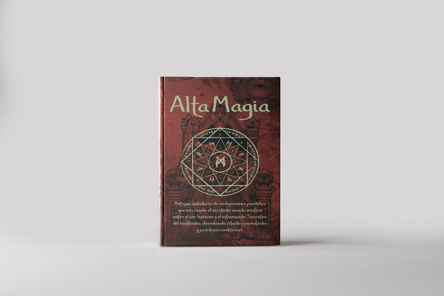Print Book Cover Ocultismo Alta Magia 24x18.6cm