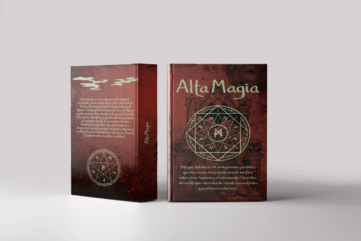Print Book Cover Ocultismo Alta Magia 24x18.6cm