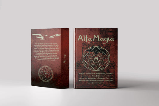 Print Book Cover Ocultismo Alta Magia 24x18.6cm
