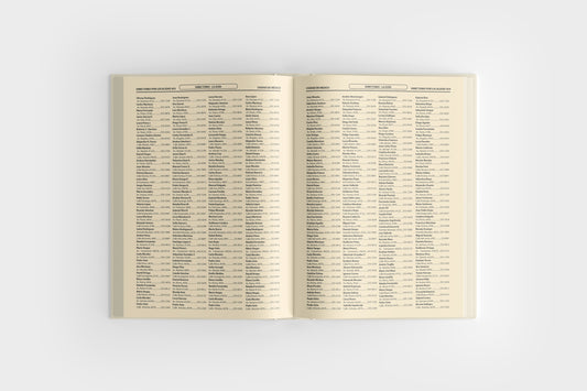 Print Book Directory Pages 20.5x27.2cm