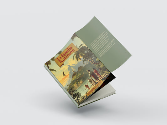 Print Book Familia Robinson 57.5x23.4cm