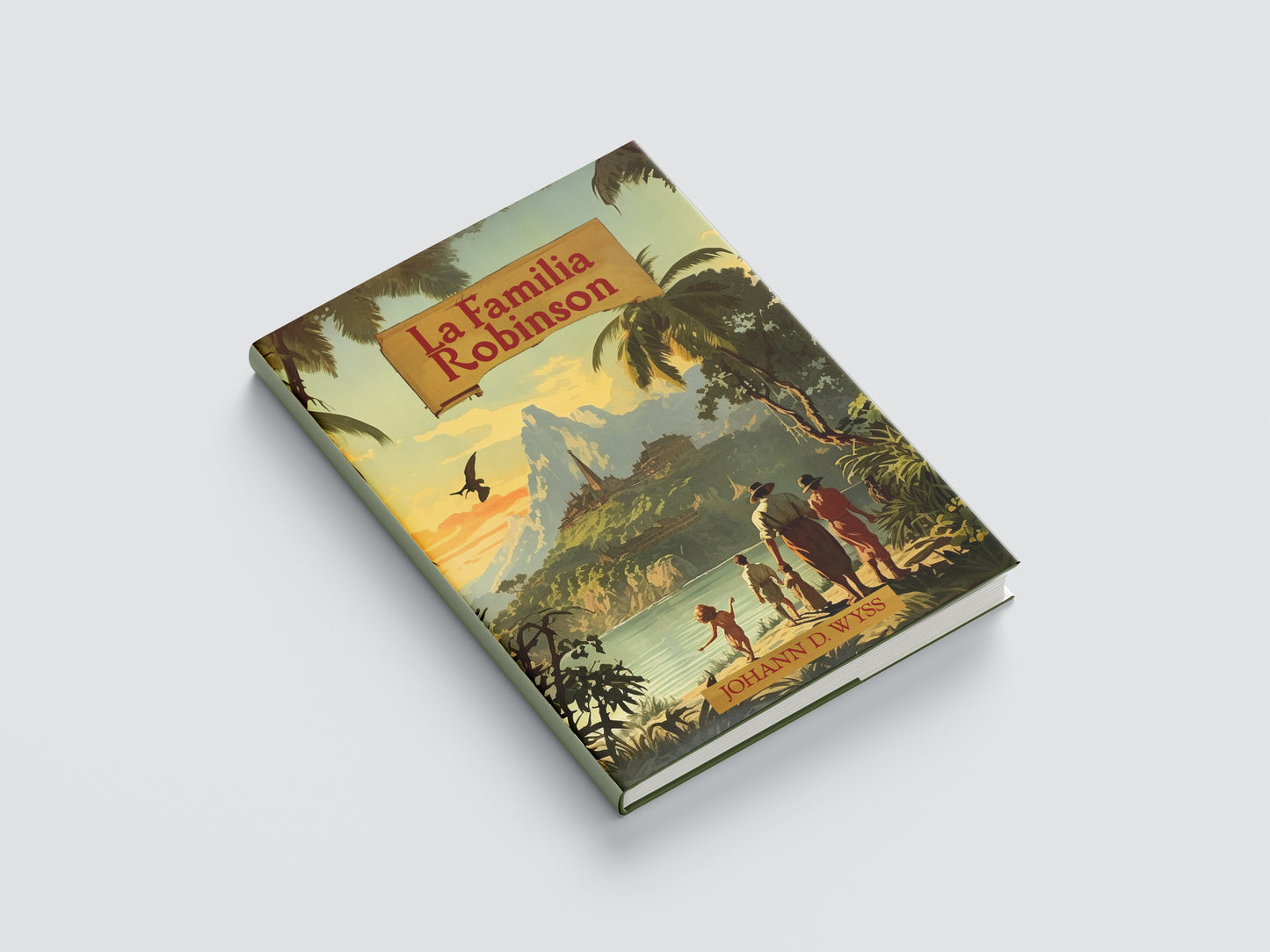 Print Book Familia Robinson 57.5x23.4cm