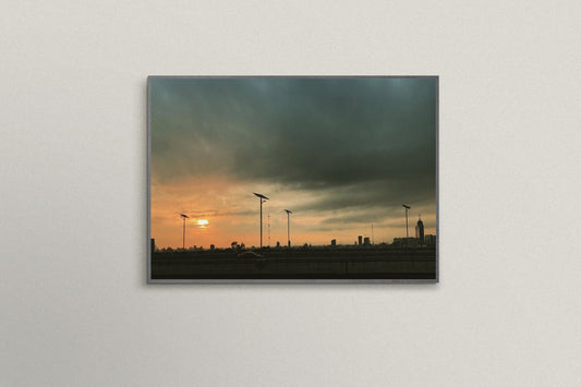 Print Sports Cars Road Trip Cloudy Sunset Photography 20x10cm