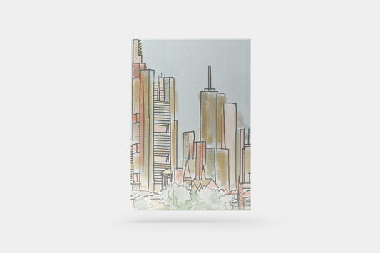 Print City Drawing Modern Paint 60x90cm