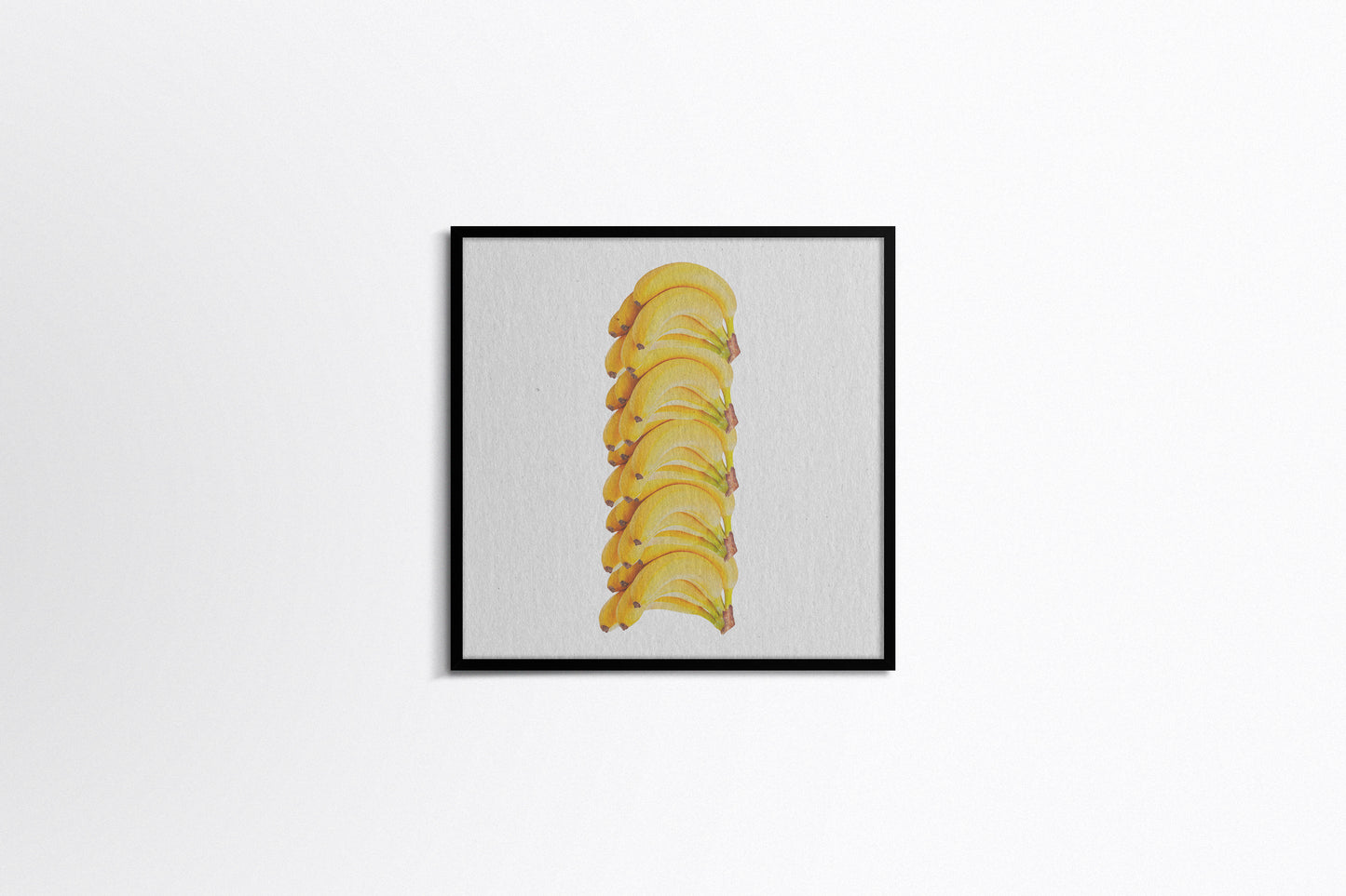 Print Food Fruit Banana Stalk Photography 80x90cm