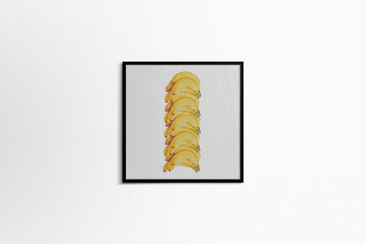Print Food Fruit Banana Stalk Photography 80x90cm