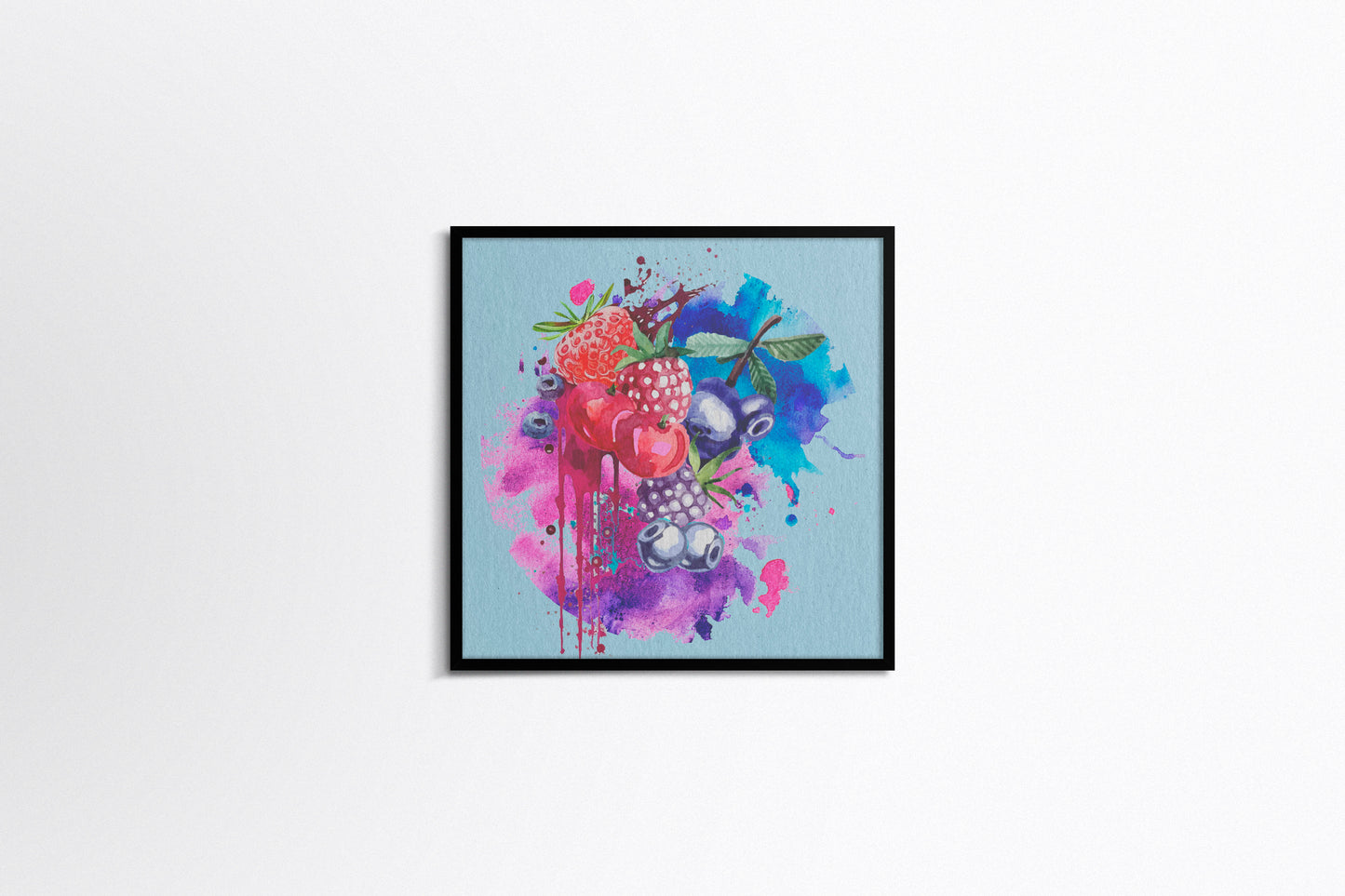 Print Food Fruit Berries Illustration 36x36cm