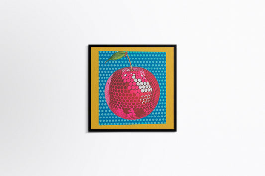 Print Food Fruit Cherry Ball Illustration 31x31cm