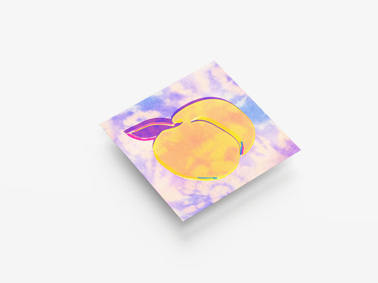 Print Food Fruit Peach Illustration 40x40cm