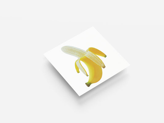 Print Food Fruit Peeled Banana Photography 80x90cm