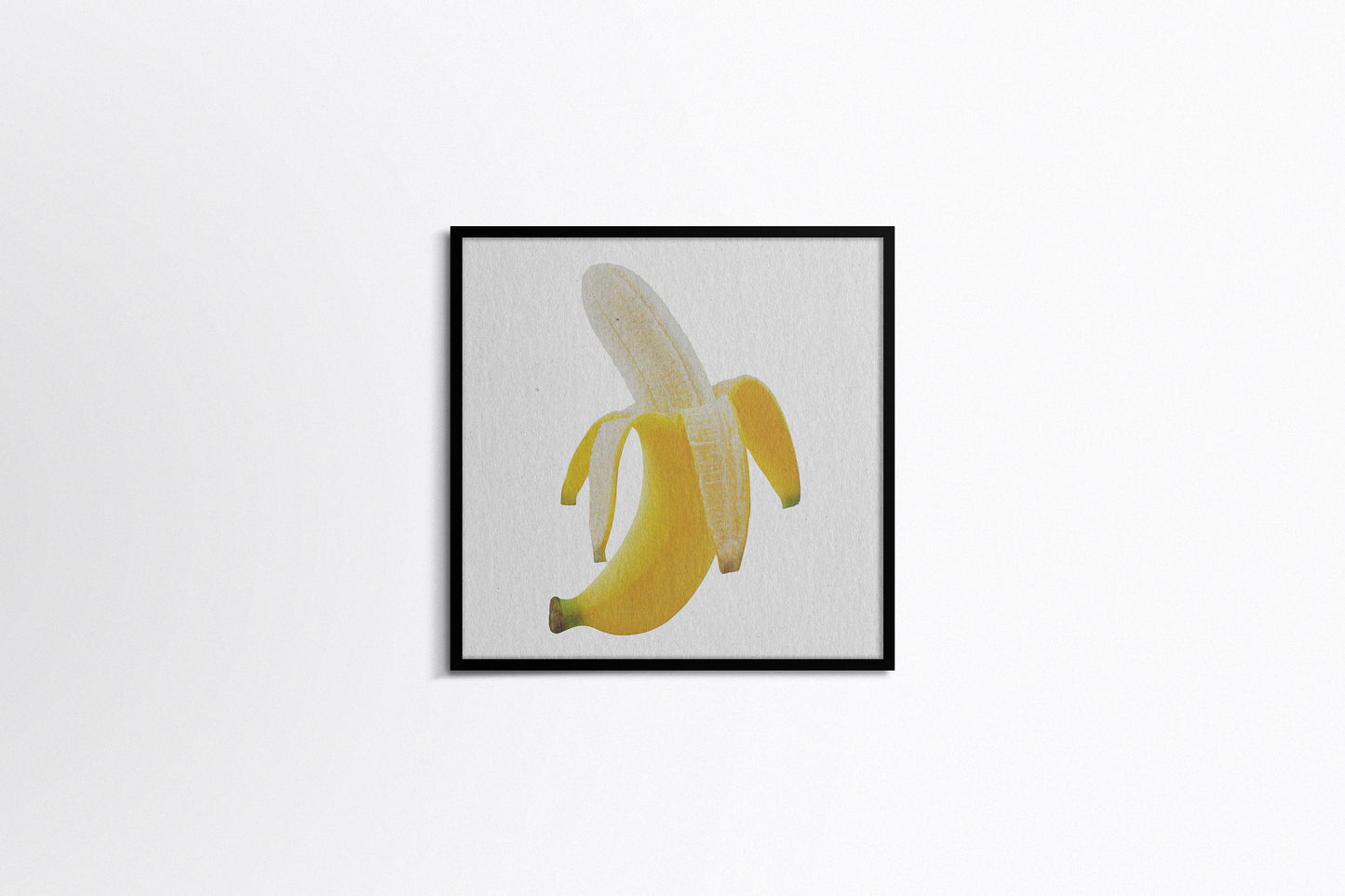 Print Food Fruit Peeled Banana Photography 80x90cm