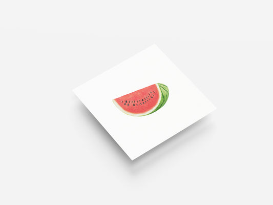 Print Food Fruit Slice Of Watermelon Photography 80x90cm