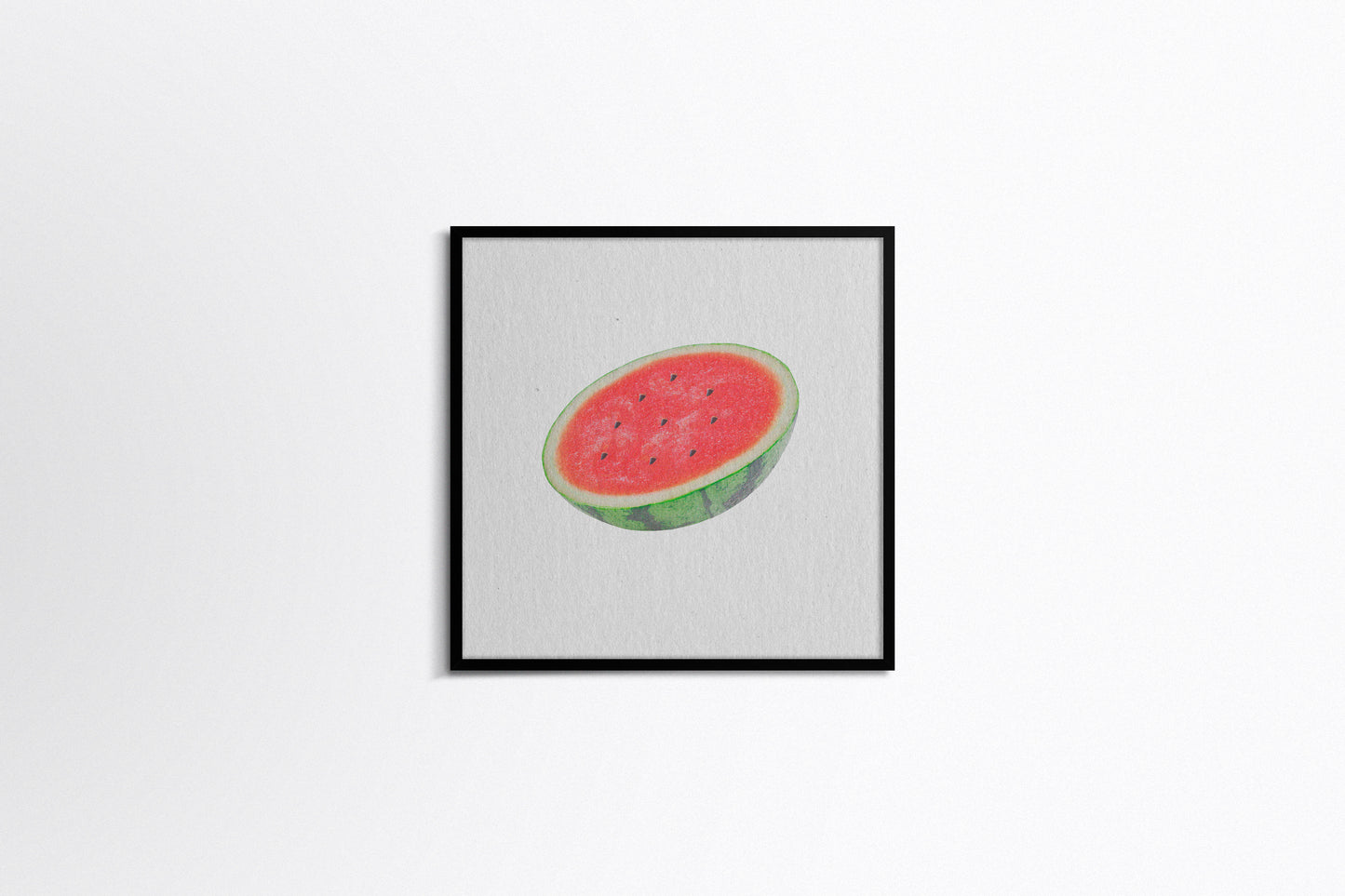 Print Food Fruit Watermelon Cut In Half Photography 80x90cm