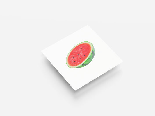 Print Food Fruit Watermelon Cut In Half Photography 80x90cm