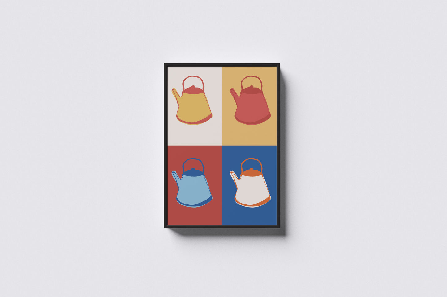 Print Food Kettles Pop Art 28x34cm