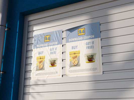 Print Food Oatmeal Ramen Advertisement 90x120cm