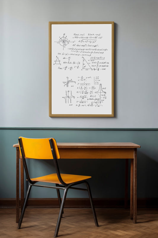 Print School Formulas 60x90cm