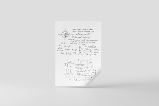 Print School Formulas 60x90cm