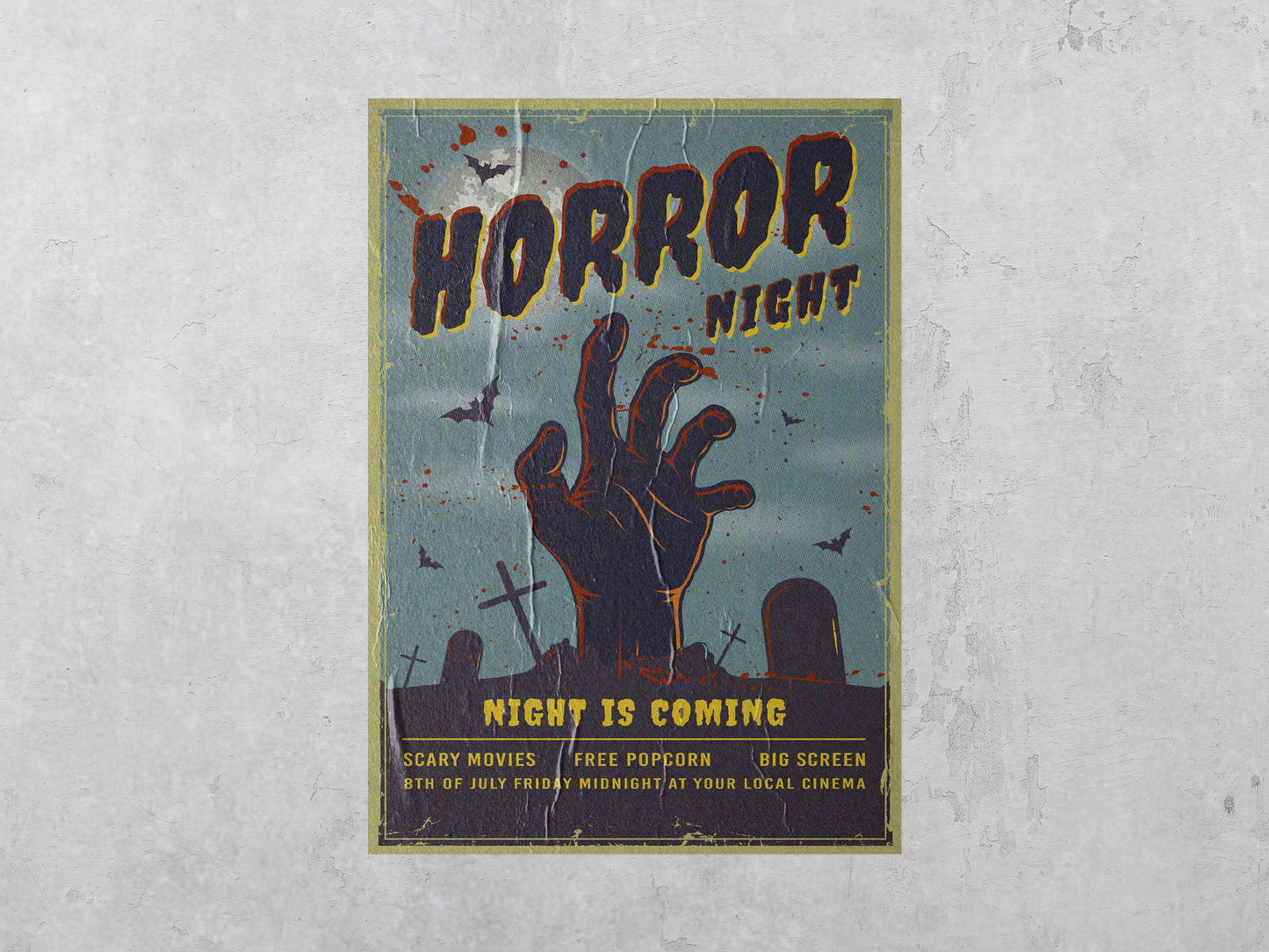 Print Urban Horror Retro 60x90cm