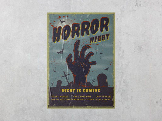 Print Urban Horror Retro 60x90cm